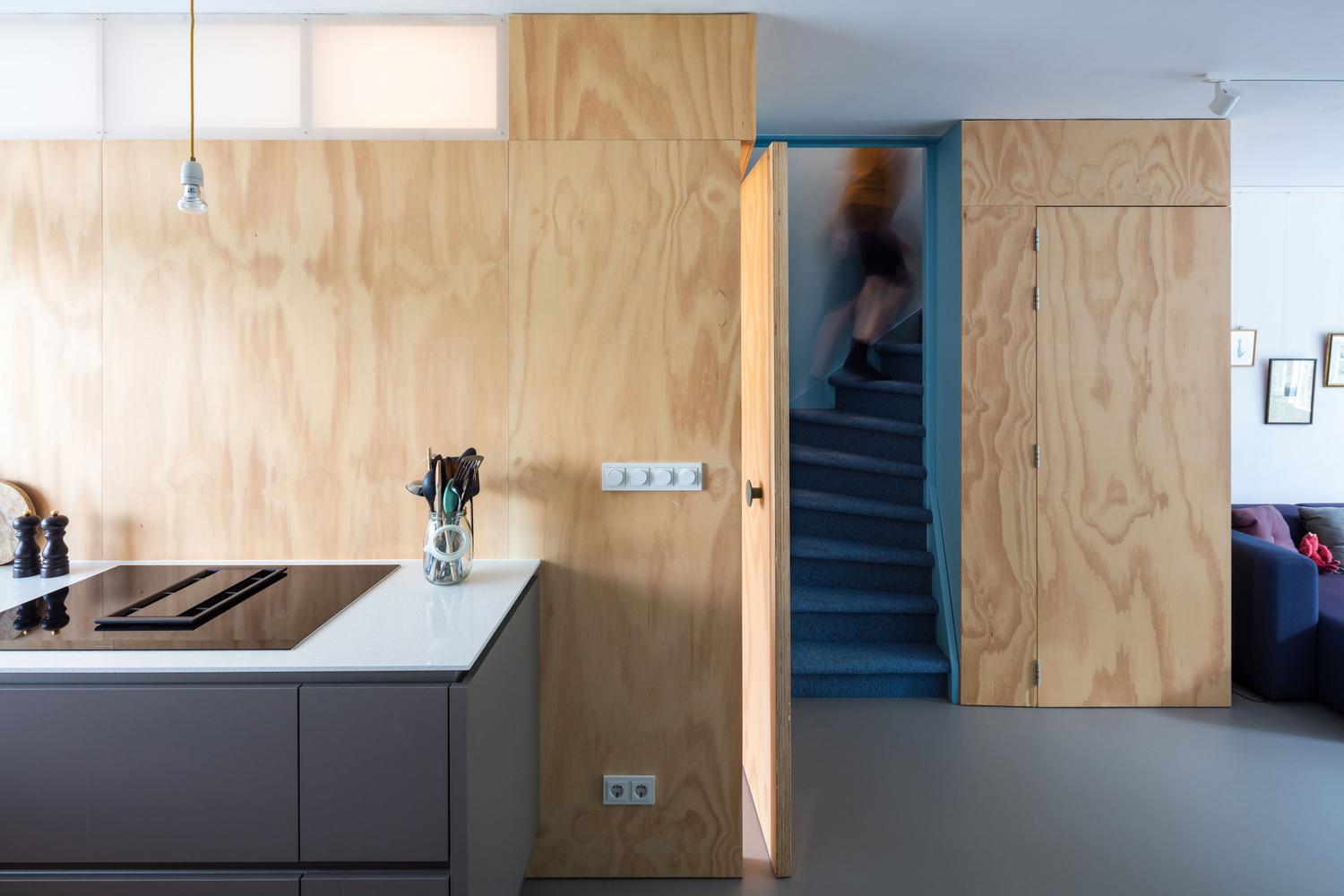 Timber interior of Between Trees and Sky