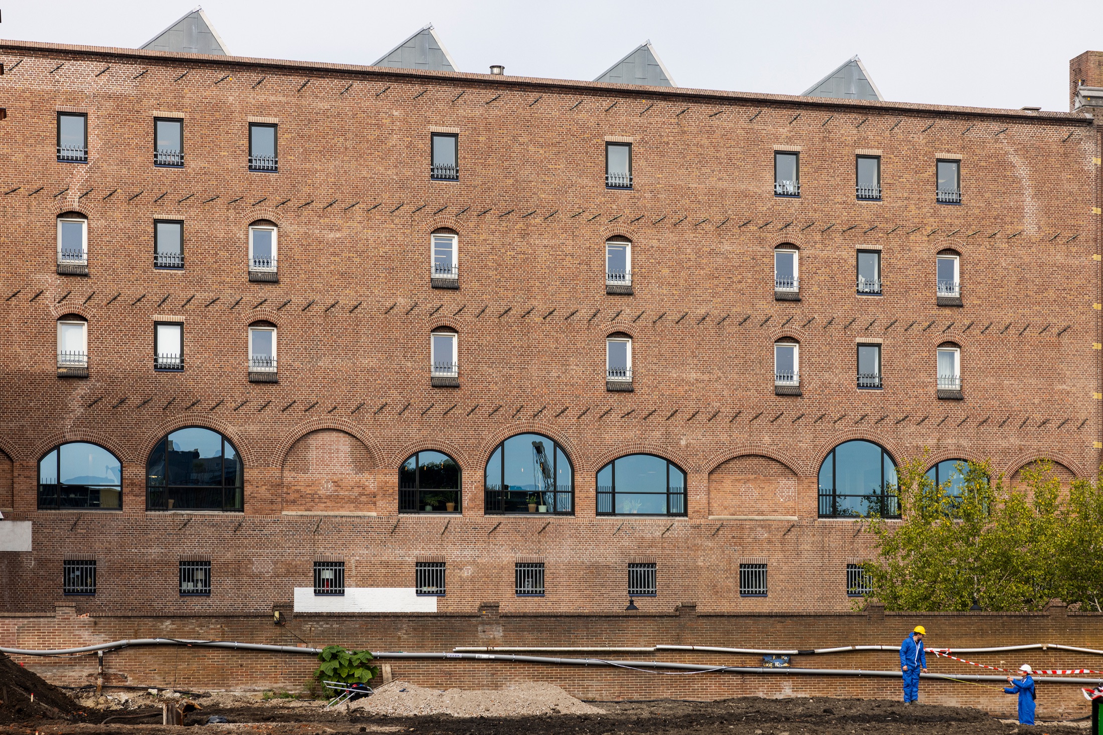 Office in a converted Amsterdam warehouse